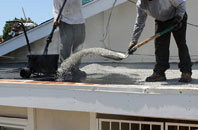 Highway flat roofing repair
